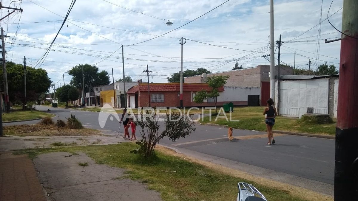 Centeno y Callao, en el sur de Rosario, la esquina donde se produjo el homicidio del taxista.