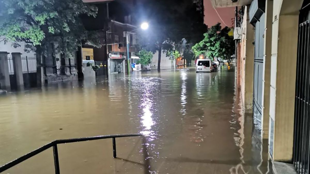 La capital tucumana se inundó en apenas unas horas de lluvia.