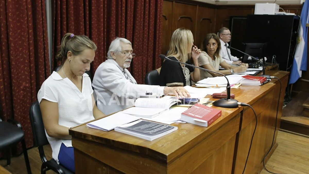 El defensor particular Berizzo y las defensoras públicas, Segado y Alberto