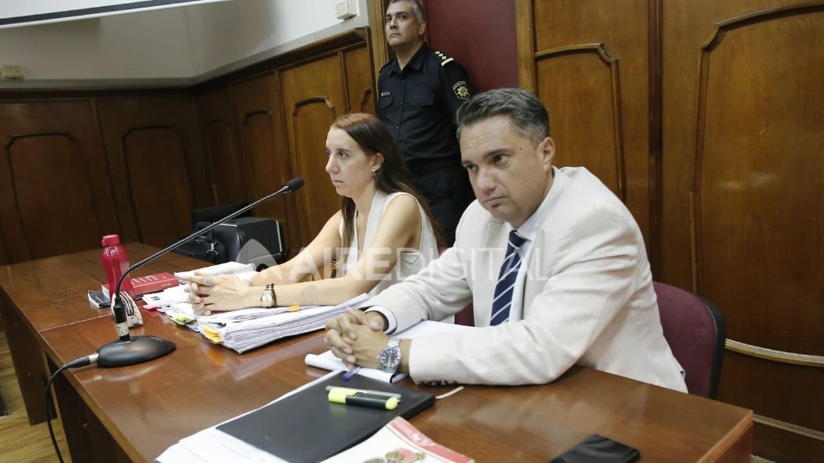 Cristina Ferraro, fiscal de homicidios y José Mohamad, abogado querellante