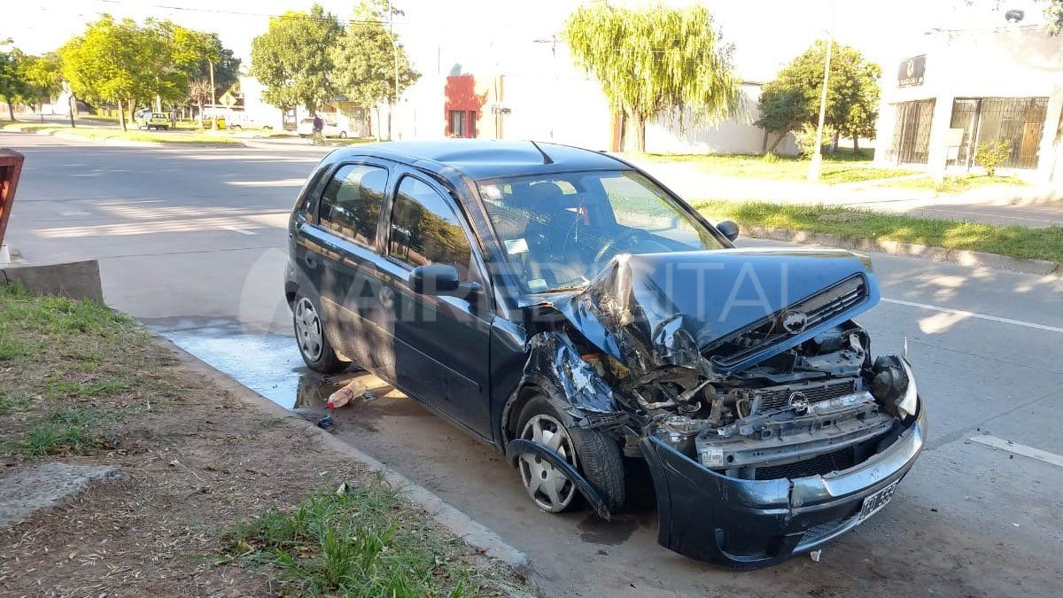 Accidente sobre la avenida Facundo Zuviría
