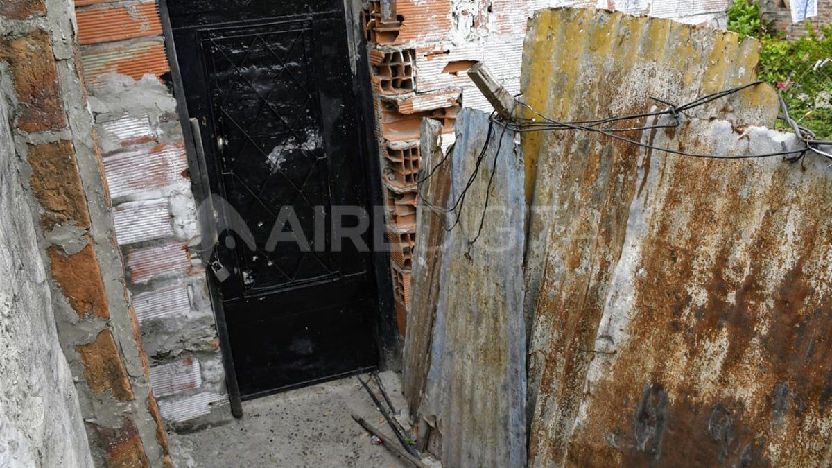 El pasillo donde ocurrió el ataque armado.