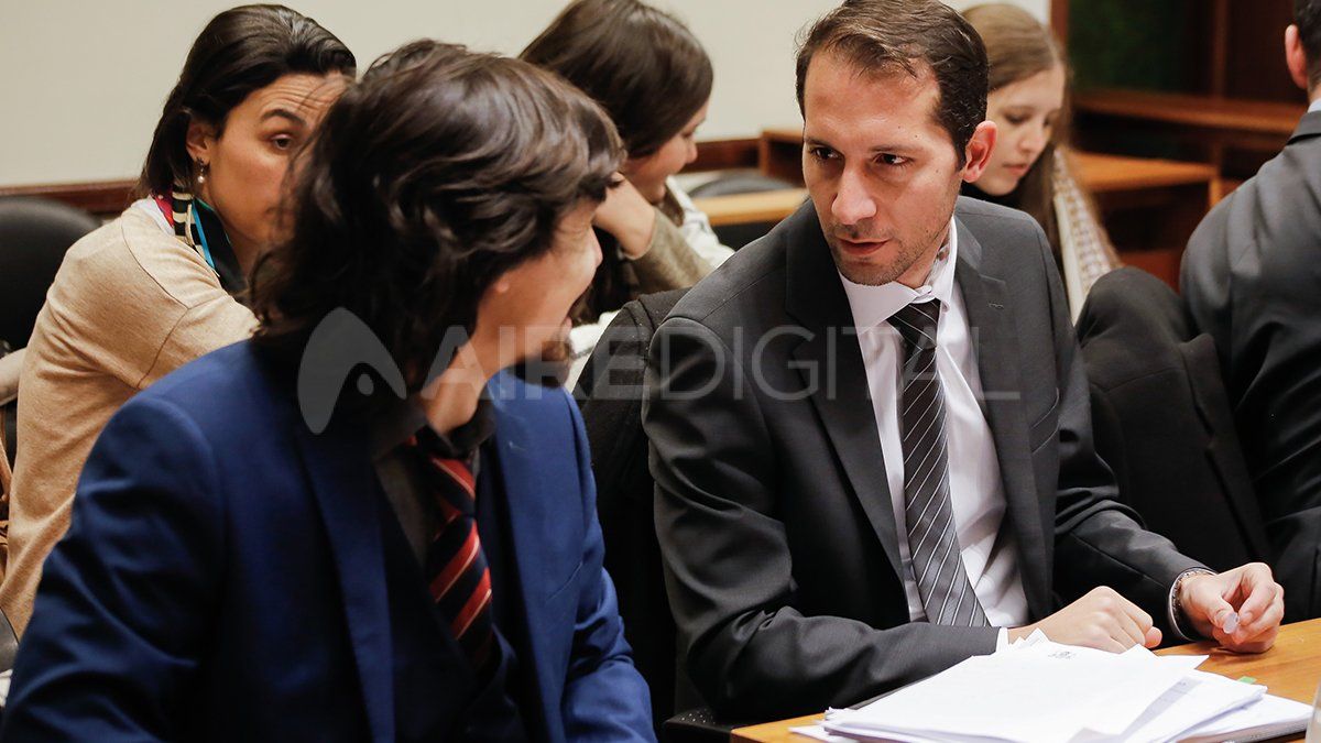 Sebastián Oroño y Alejandro Otte radicaron la denuncia en el MPA en representación de Red Mutual