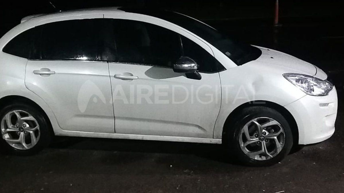 El auto en donde fue traslado parte del cargamento de cocaína.