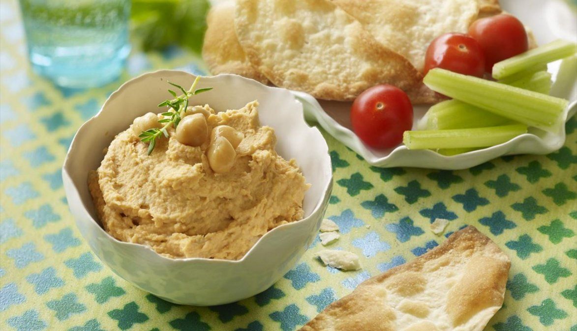 Hummus de garbanzos.