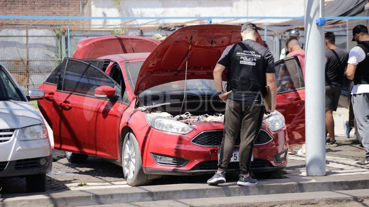 El auto de Casco y Melgarejo se cree que participó del transporte de drogas.