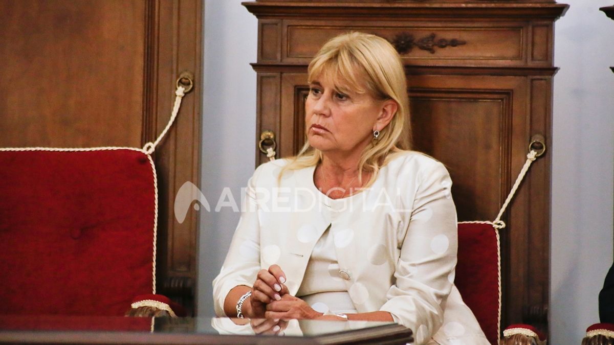 La ministra de Justicia de la Nación, Marcela Losardo, durante su paso por Santa Fe con motivo de la apertura del año judicial.