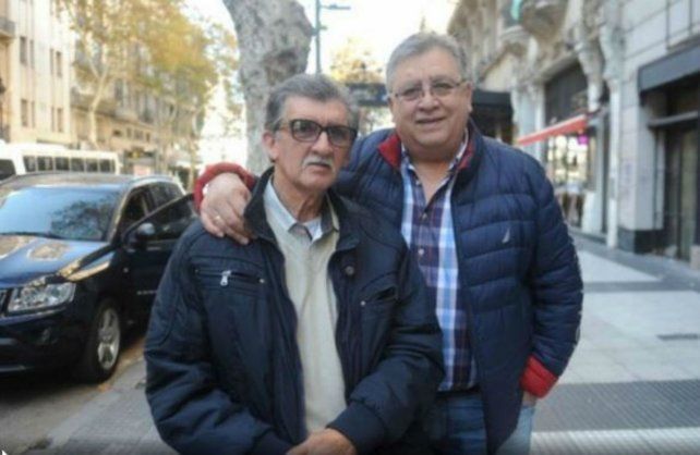 Marcos Camino (derecha) junto a su hermano Miguel.