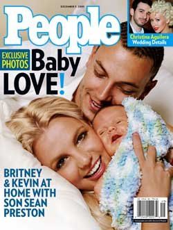 Portada de People de Britney junto su primer hijo, Sean Preston