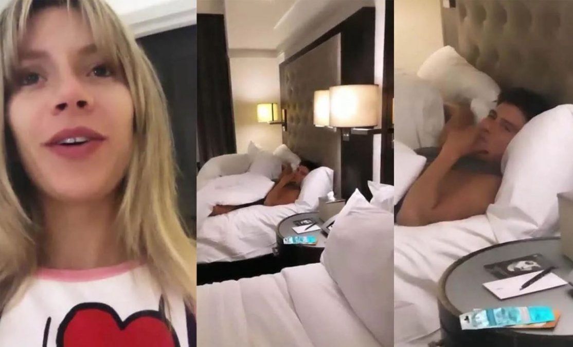 Laurita y su amigo duermen juntos en Nueva York.