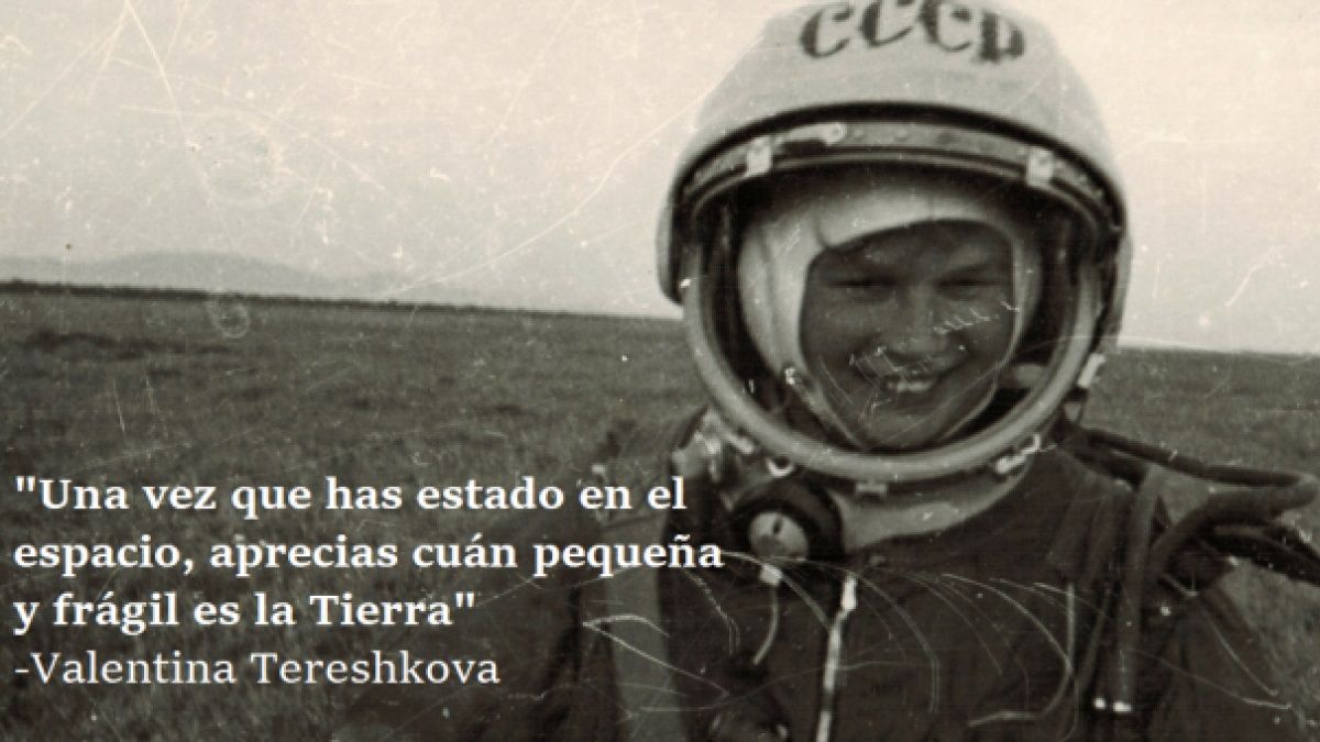Cumple 83 años Valentina Tereshkova, la primera mujer que viajó al espacio.