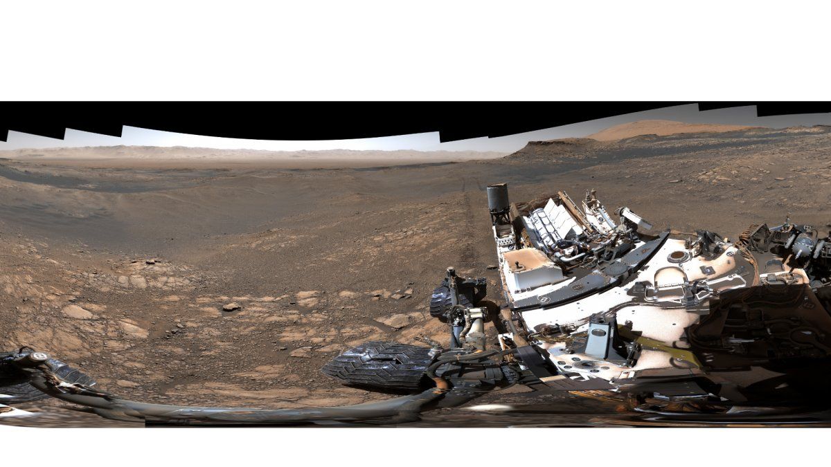 La imagen de Marte está compuesta por más de 1.000 fotografías.