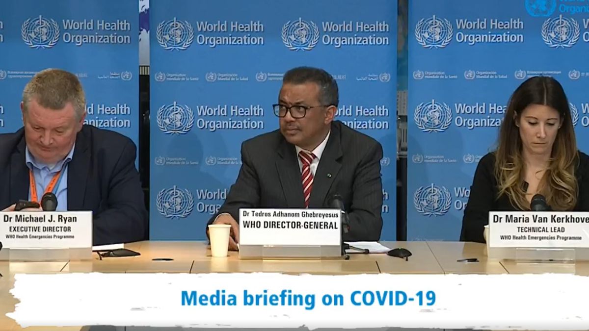 Este miércoles, la Organización Mundial de la Salud (OMS) declaró pandemia al coronavirus en una conferencia de prensa. 