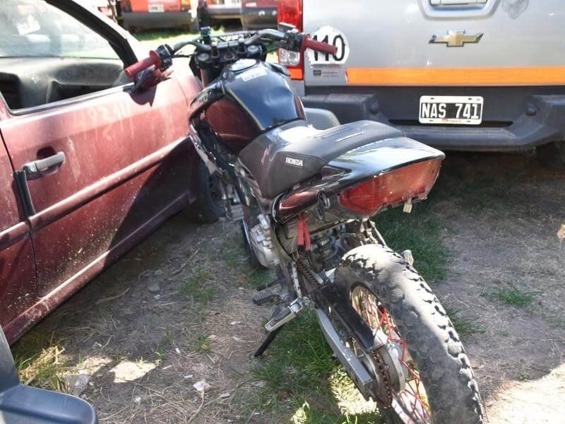 Las dos motos iban en sentido contrario cuando se produjo el choque. (Foto: gentileza Info3407).