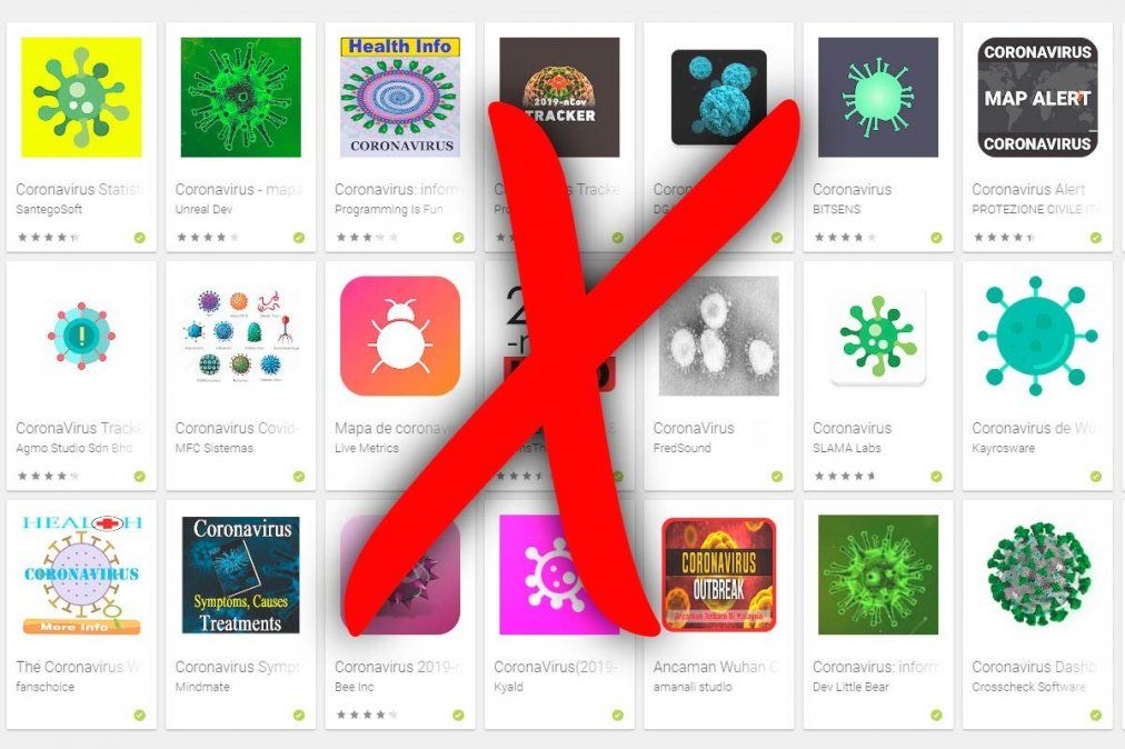 Suspendieron todas las aplicaciones sobre Coronavirus en Play Store