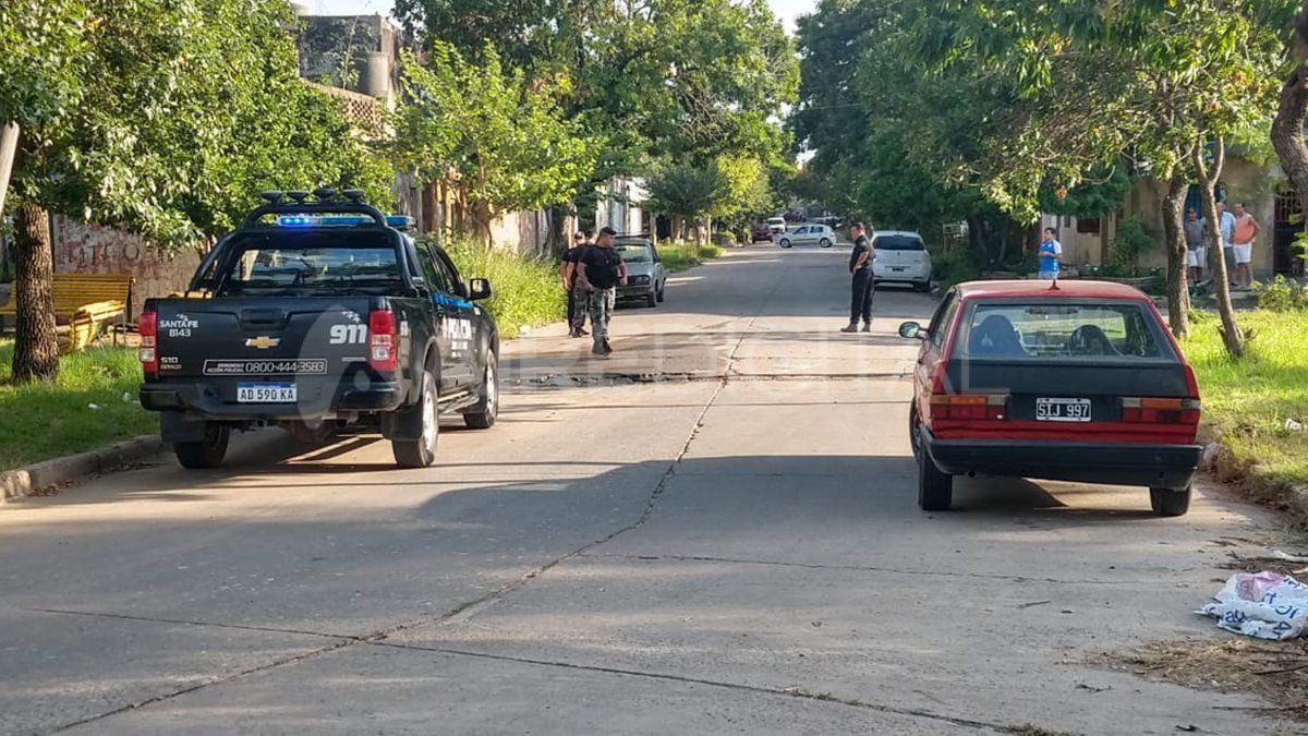 Personal policial cercó la zona