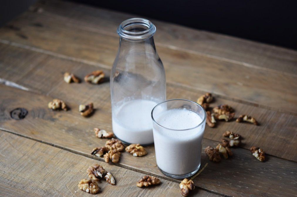Leche vegetal de nuez