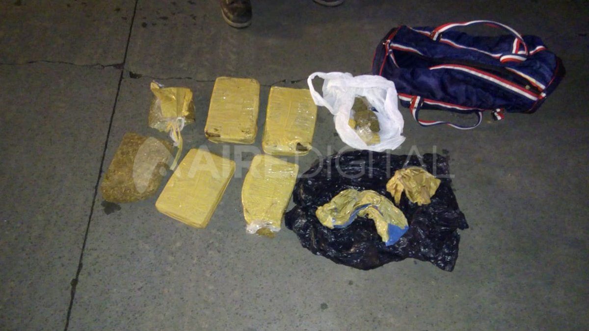 Parte de los estupefacientes secuestrados.