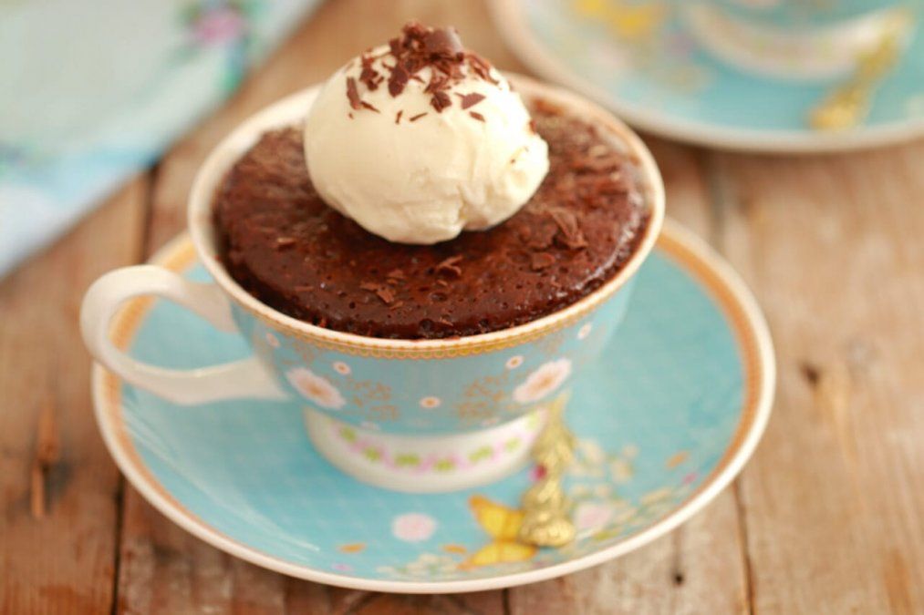 Brownie en taza