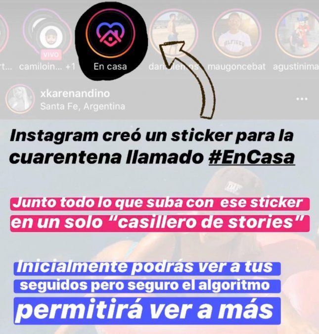 "En Casa" de Instagram: para qué sirve esta etiqueta y cómo ponerla