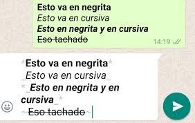 Whatsapp: trucos para usar negritas, cursivas y tachado en tus mensajes
