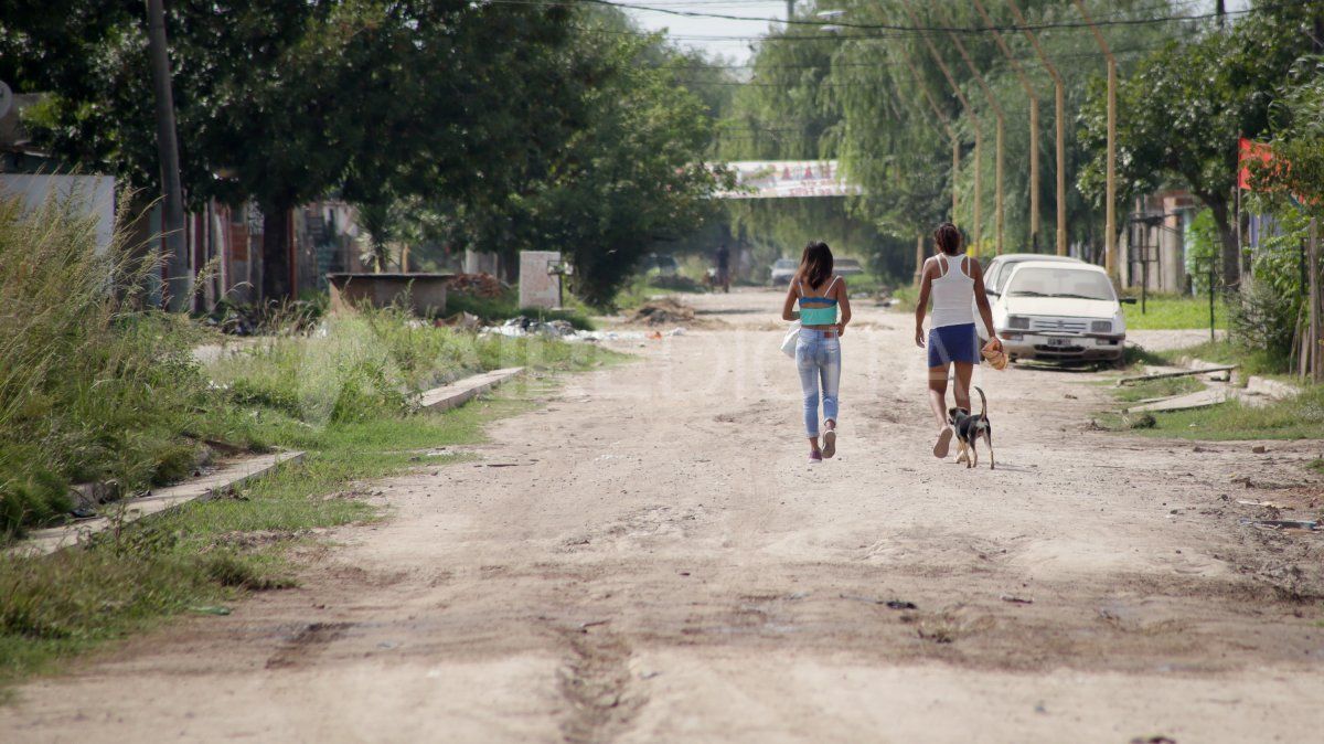 Las calles de barrio Loyola. 