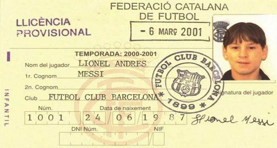 La historia de la servilleta: el contrato que fichó a Lionel Messi en