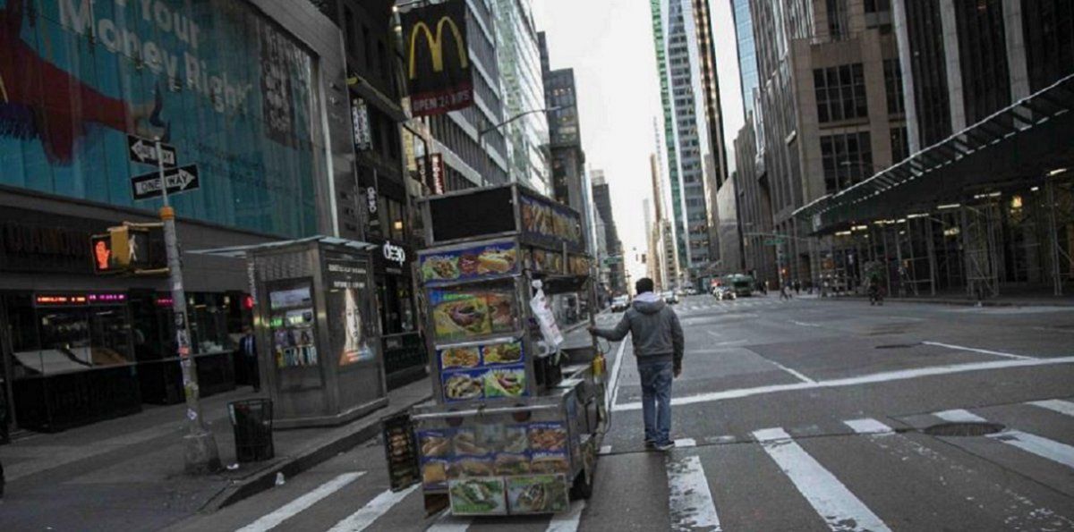 Las calles de Estados Unidos en plena cuarentena