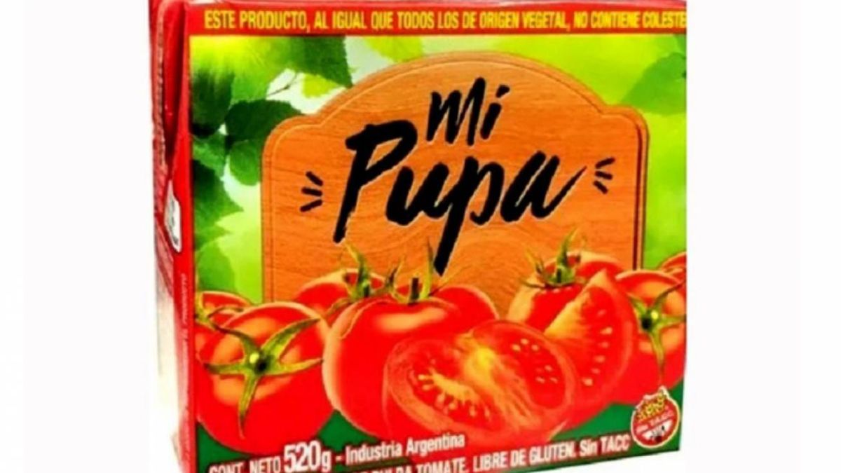 Puré de tomates Mi Pupa.