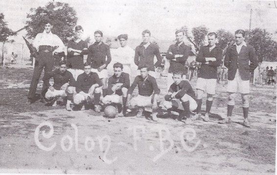 Formación del Club Atlético Colón. Año 1918.