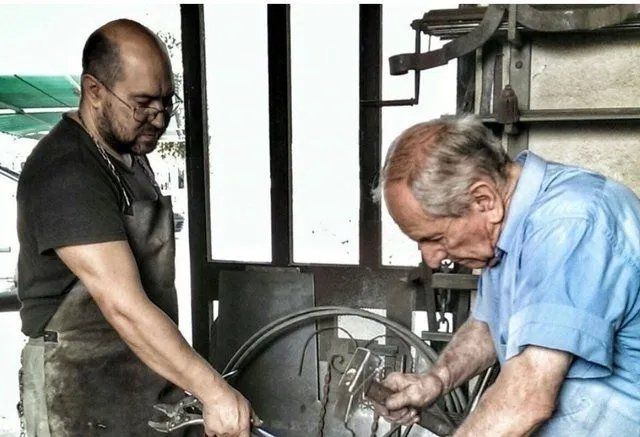 El herrero era famoso en la región