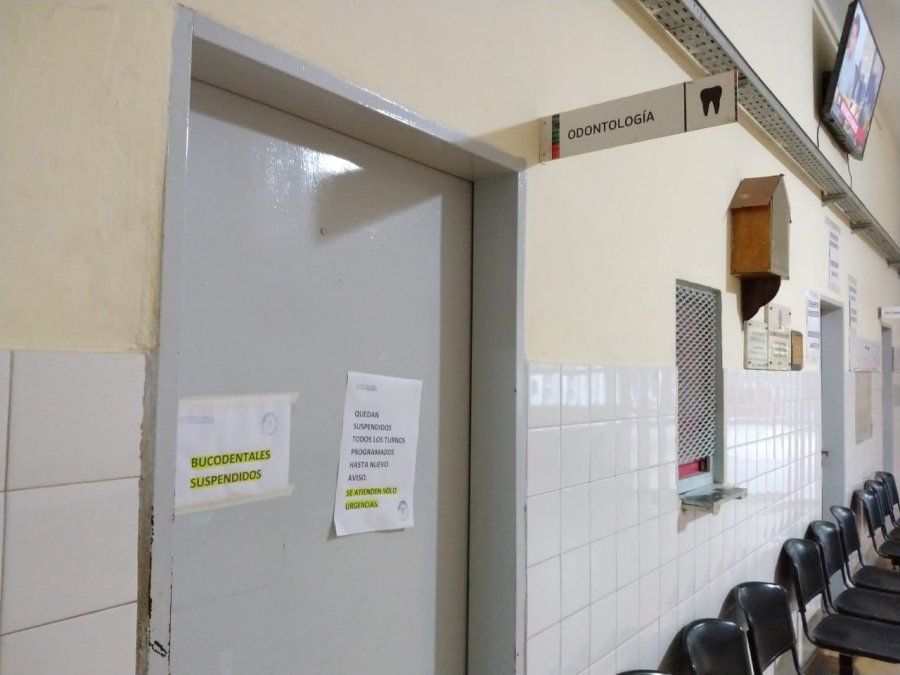 El servicio de Odontología está cerrado y el personal aislado para evitar riesgos.