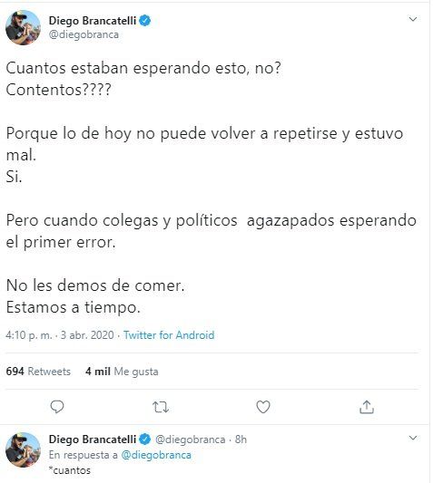 (Foto: Twitter @diegobranca)