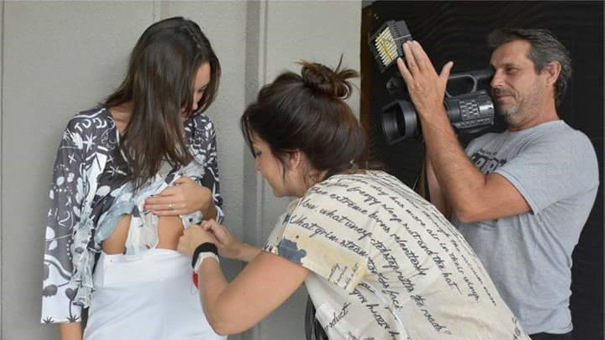 Julieta algunos meses atrás, cuando su ocupación diaria era aún la moda y la alta costura.