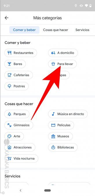 Cómo buscar restaurantes que envían comida a domicilio en Google Maps