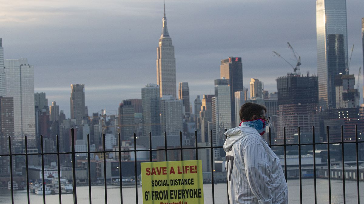La ciudad de Nueva York, desolada por la pandemia.