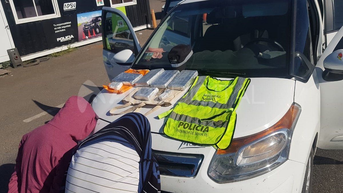 El momento en que fue detenido el divo y mediático santafesino.