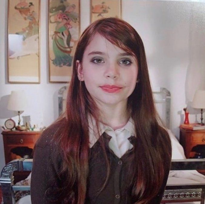 Eva de Dominici en el cortometraje Carmín.