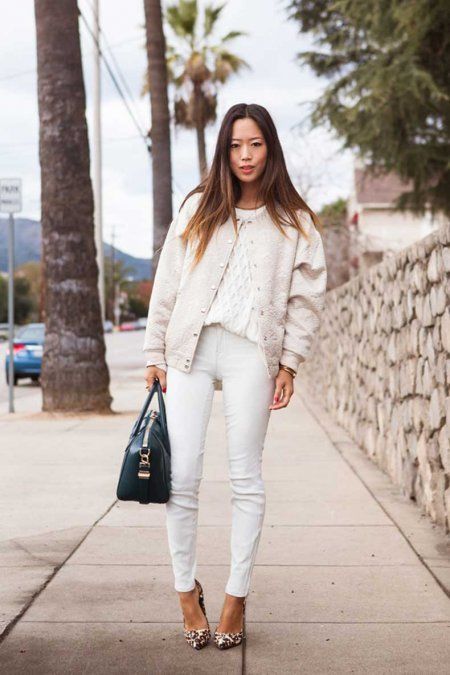 El total white es tendencia para este invierno 2020