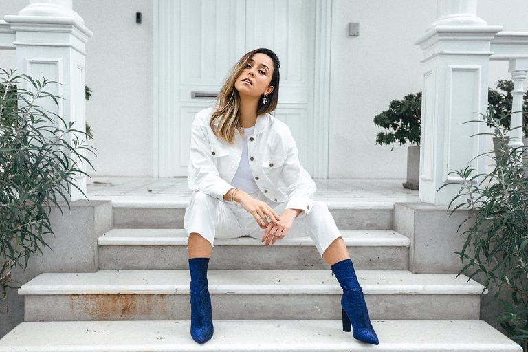 El total white es tendencia para este invierno 2020