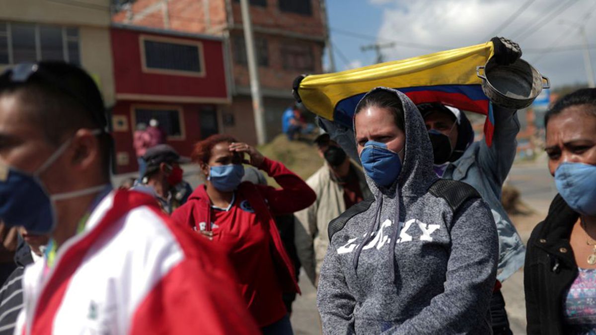 En algunos casos, la policía intervino en las protestas.