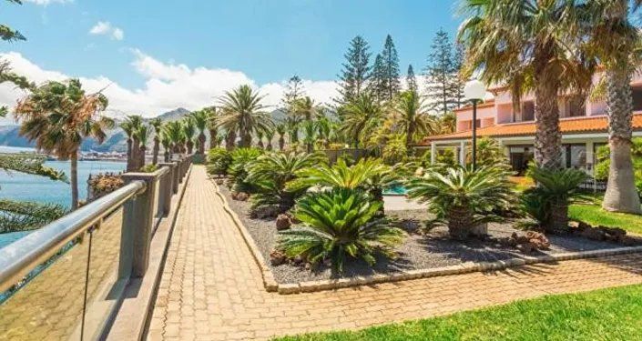 La mansión que alquiló Cristiano Ronaldo en Madeira.