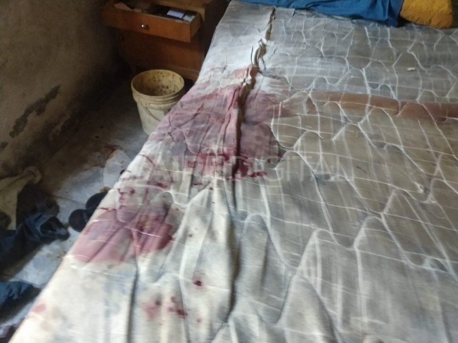 La habitación donde fue golpeada la mujer