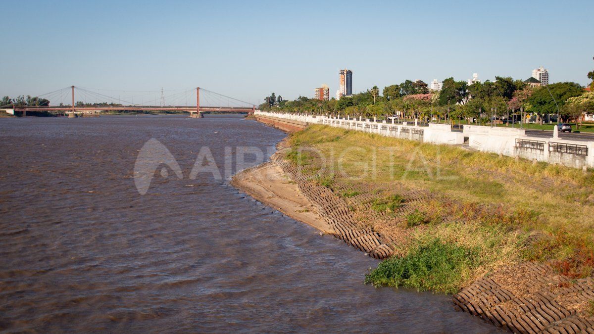 Bajante del Río Paraná.