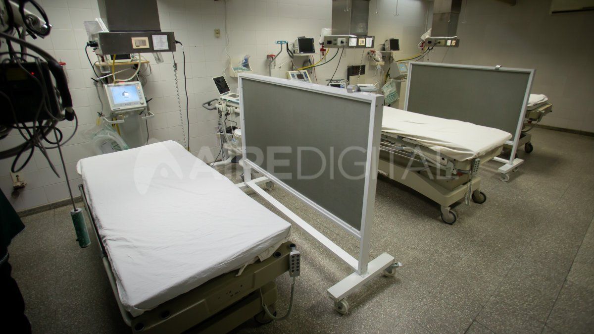 El área del Cullen destinada a pacientes covid o sospechosos de covid.