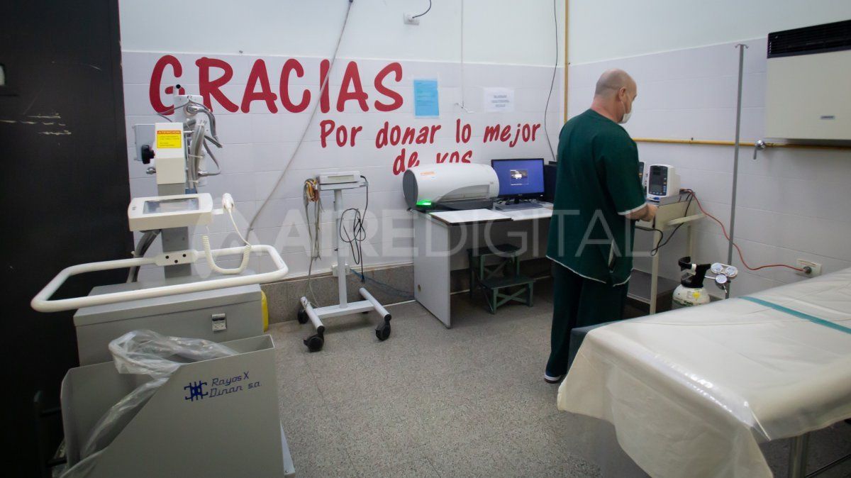 Luego del segundo Triaje, los pacientes pasan al área de rayos del nuevo sector de la guardia del Hospital Cullen.