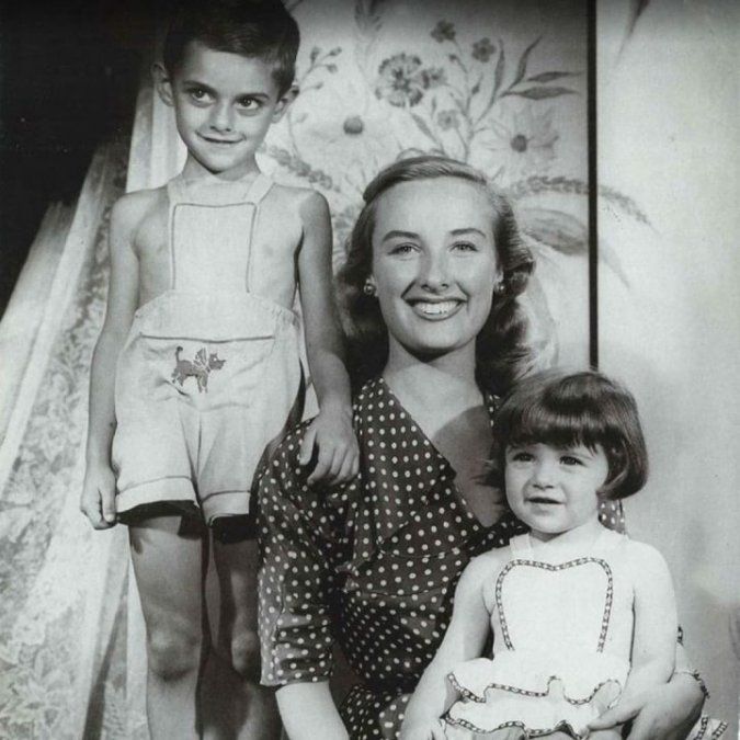 Mirtha Legrand junto a su hijo, Daniel Tinayre