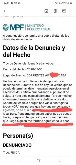 Luego de la primera amenaza, el farmacéutico hizo la denuncia.