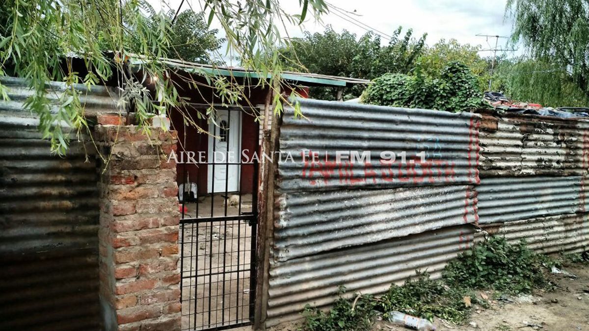 La vivienda en la que Toledo asesinó a Sandoval se encuentra en Arzeno al 7300, barrio Scarafia.
