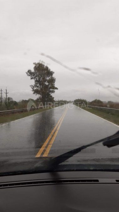 No importa que el clima no acompañe. El viaje no puede postergarse.